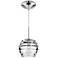 WAC Clarity 6"W Clear Glass Quick Connect LED Mini Pendant