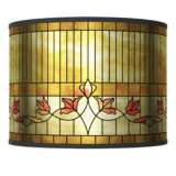 Tiffany-Style Lily Gold Metallic Lamp Shade 13.5x13.5x10 (Spider)