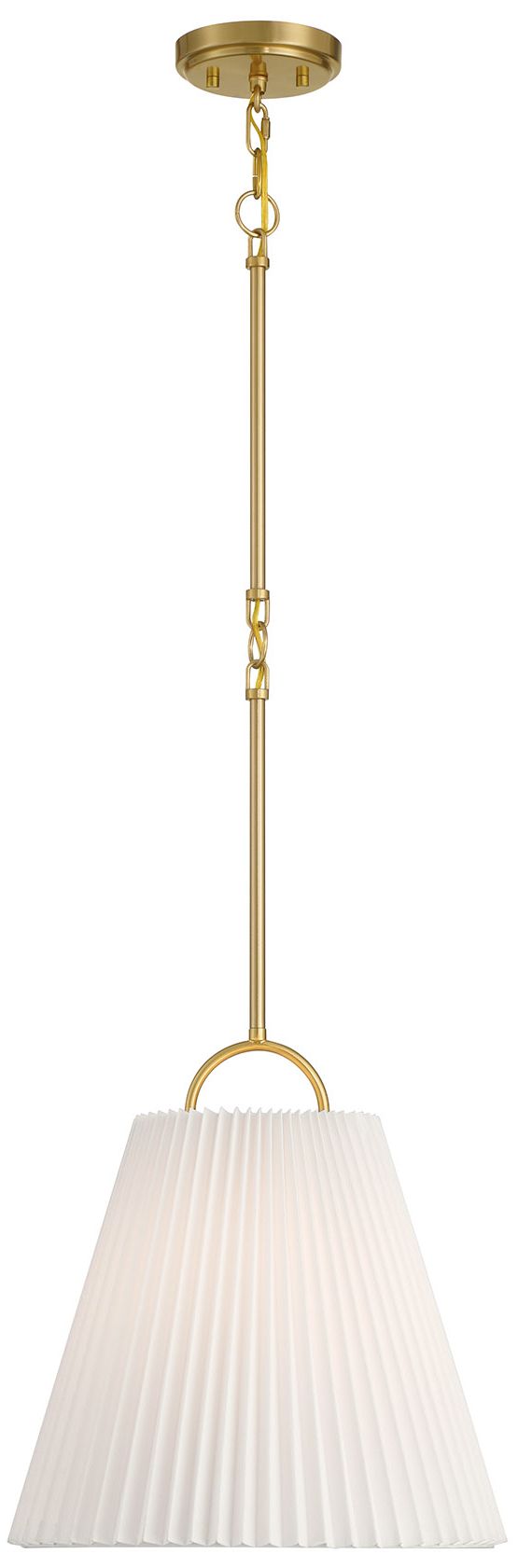 Savoy House 1-light Pendant In Natural Brass