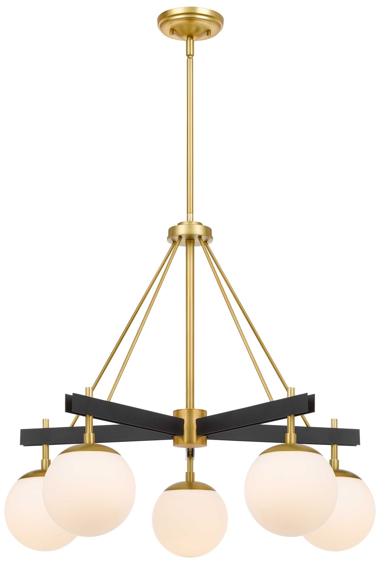 Varaluz Allie 5-lt Chandelier - Satin Brass