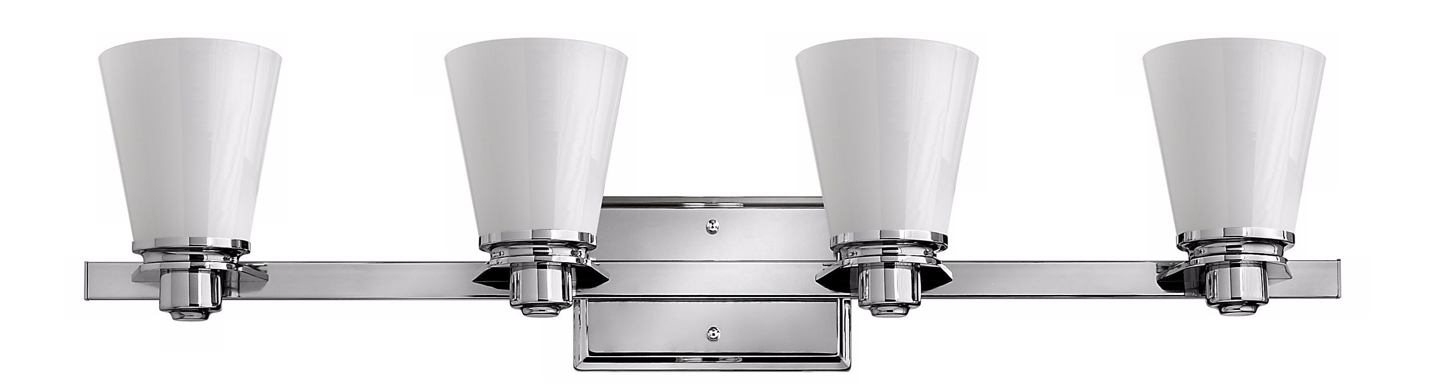 Hinkley Avon Collection 31 3/4"W Chrome 4-Light Bath Light