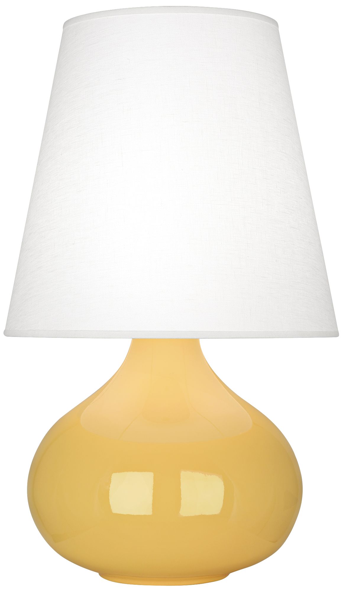 Robert Abbey June Sunset Table Lamp with Oyster Linen Shade