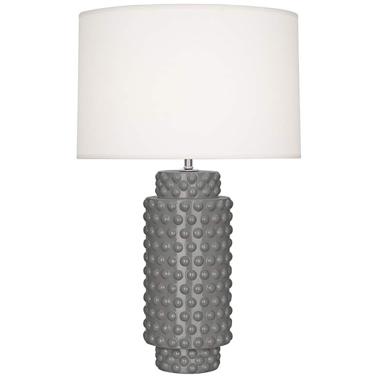 Robert Abbey Dolly Smokey Taupe Ceramic Table Lamp