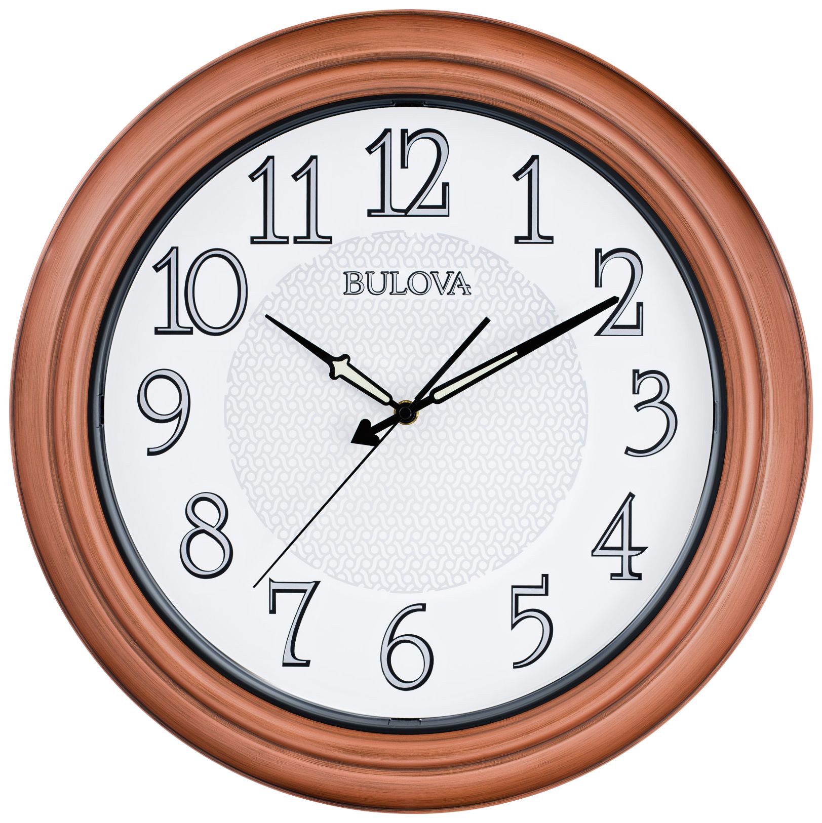 Bulova Providence Aged Copper 18" Round Outdoor Wall Clock