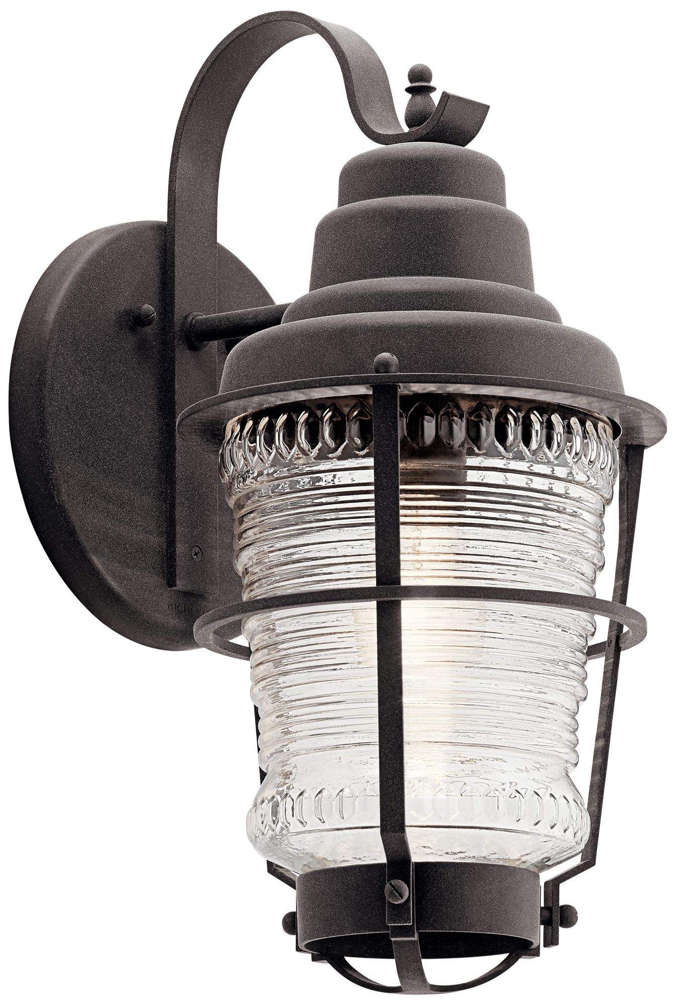 Kichler Chance Harbor 18"H Weathered Zinc Outdoor Wall Light