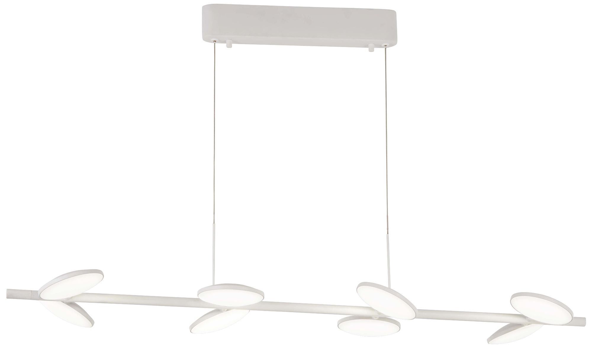 Eye Spy 38 3/4" Wide White LED Kitchen Island Light Pendant