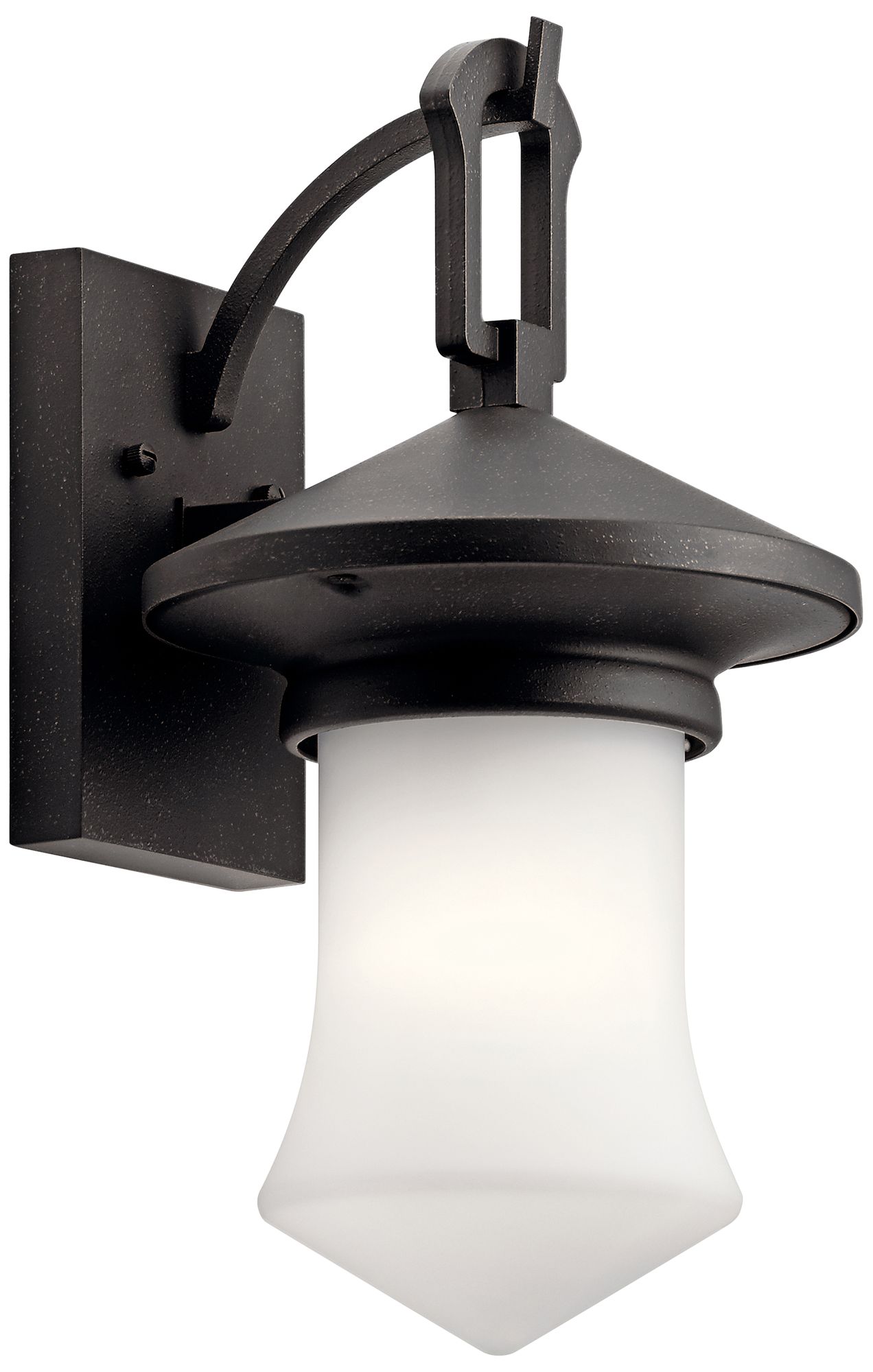 Oak Glen 14 3/4" High Distressed Bronze Outdoor Wall Light