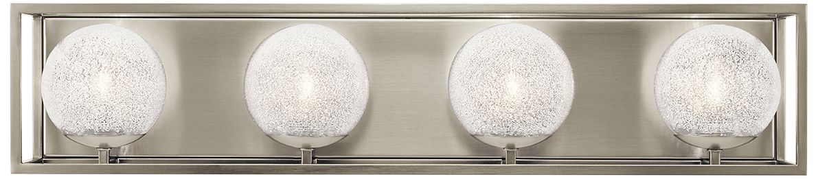 Kichler Karia 29" Wide Brushed Nickel 4-Light Bath Light