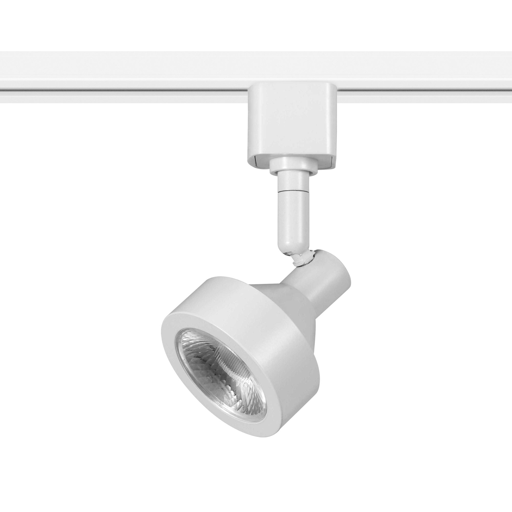 White 8 Watt LED Wide Bullet Track Head for Halo System