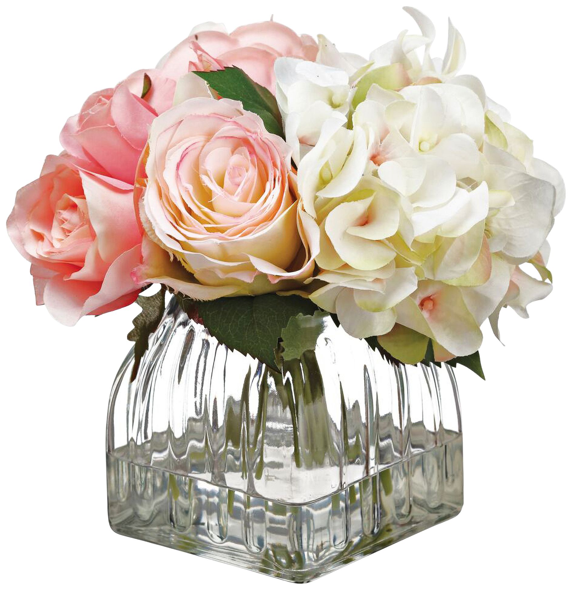 Pink Hydrangeas, Rose and Peony 11