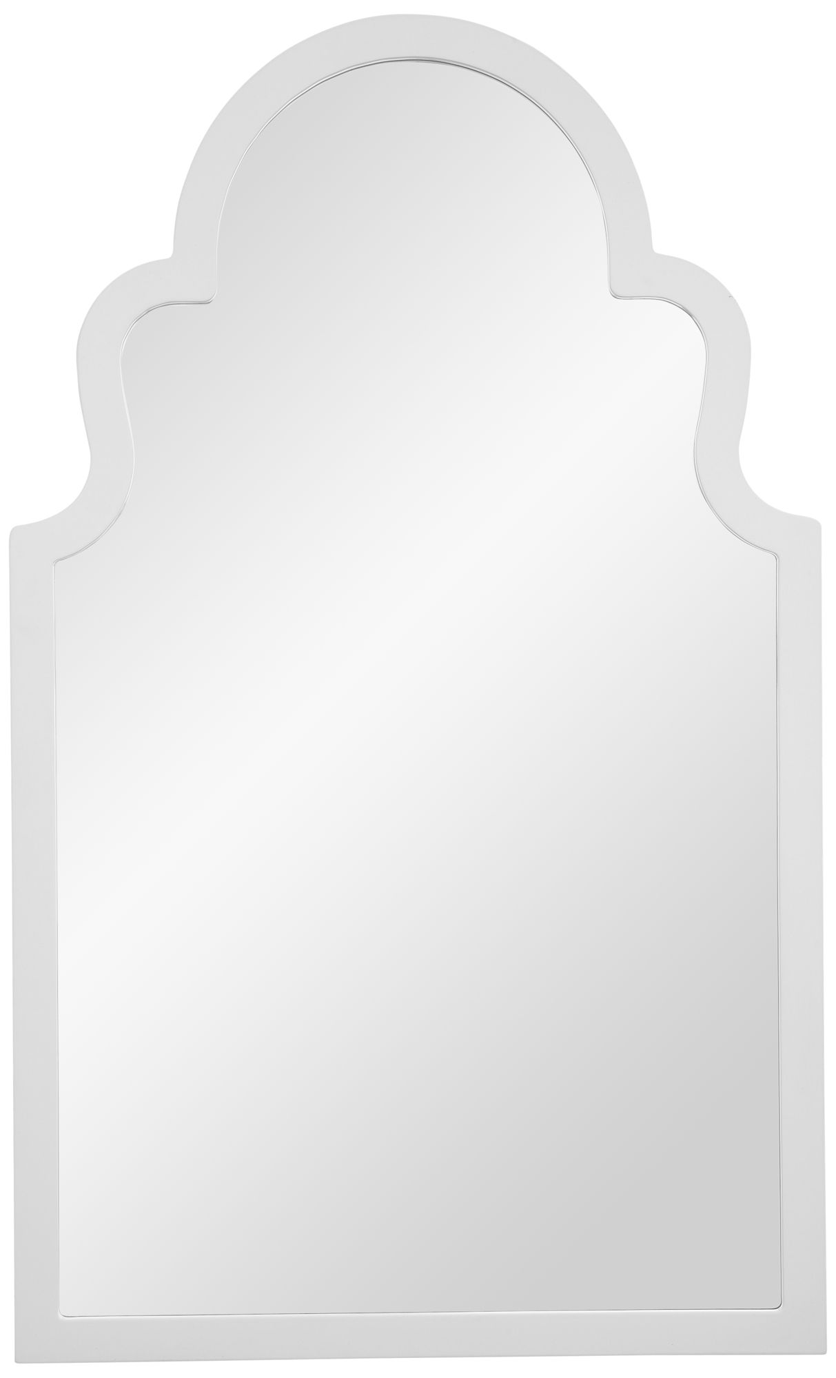 white lacquer mirror