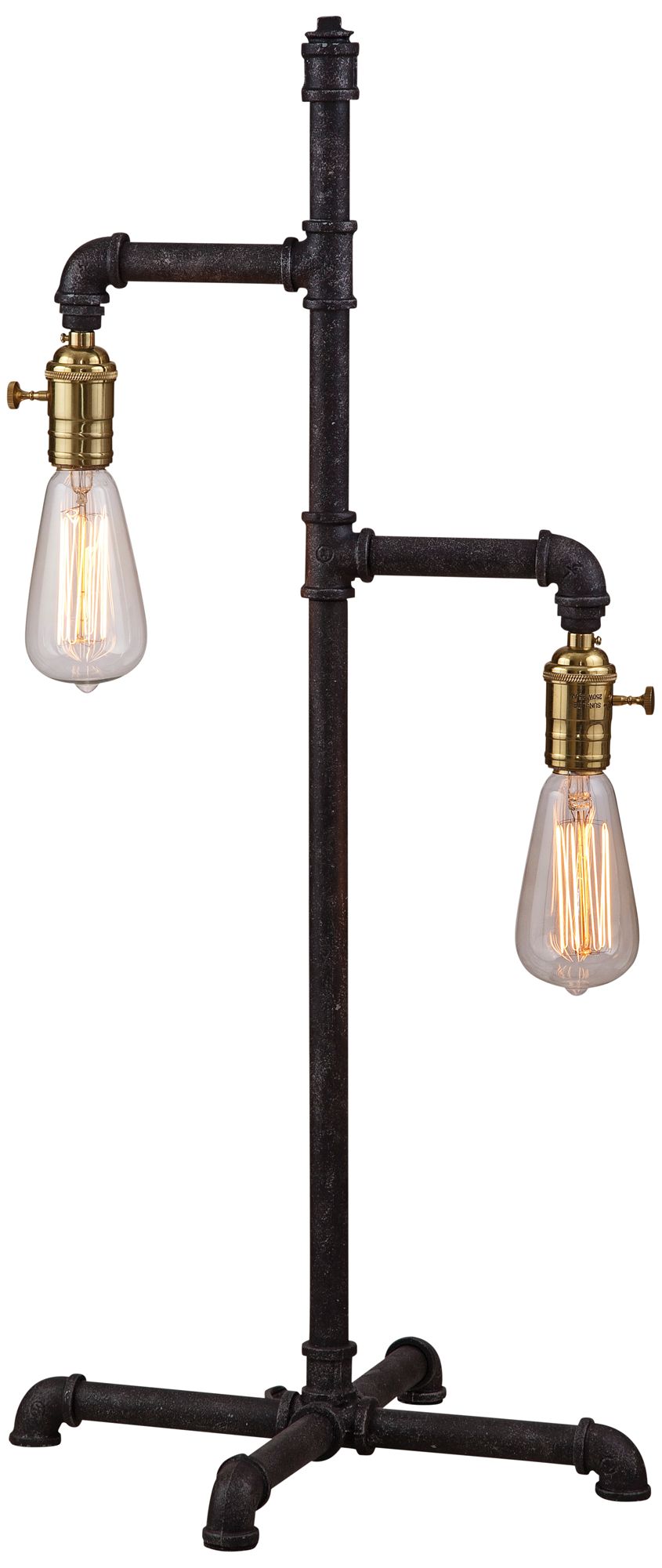 Telestar 30" High Rusty Textured Metal Industrial Lamp
