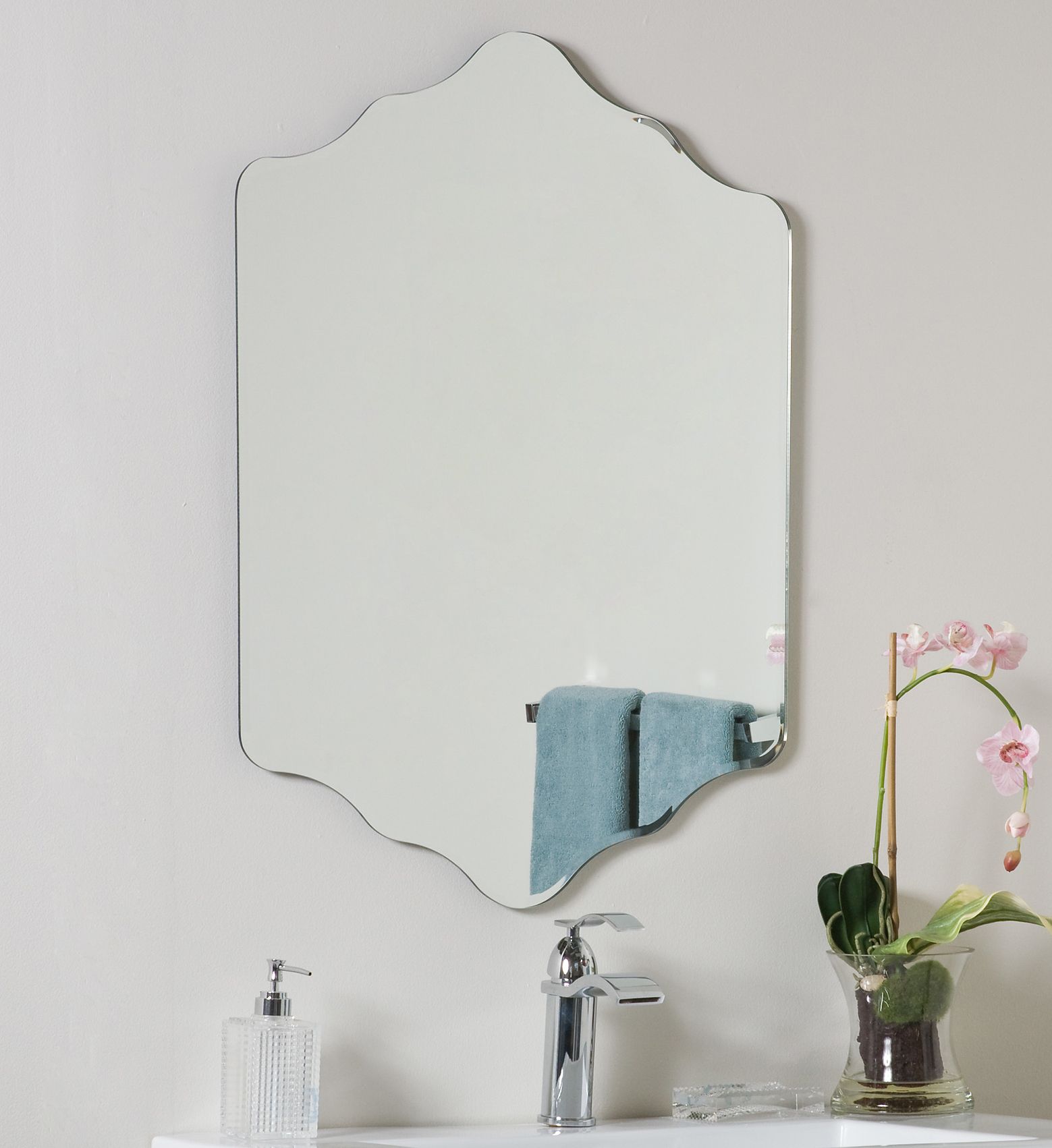 Vandam 23 1/2" x 31 Novelty Frameless Wall Mirror