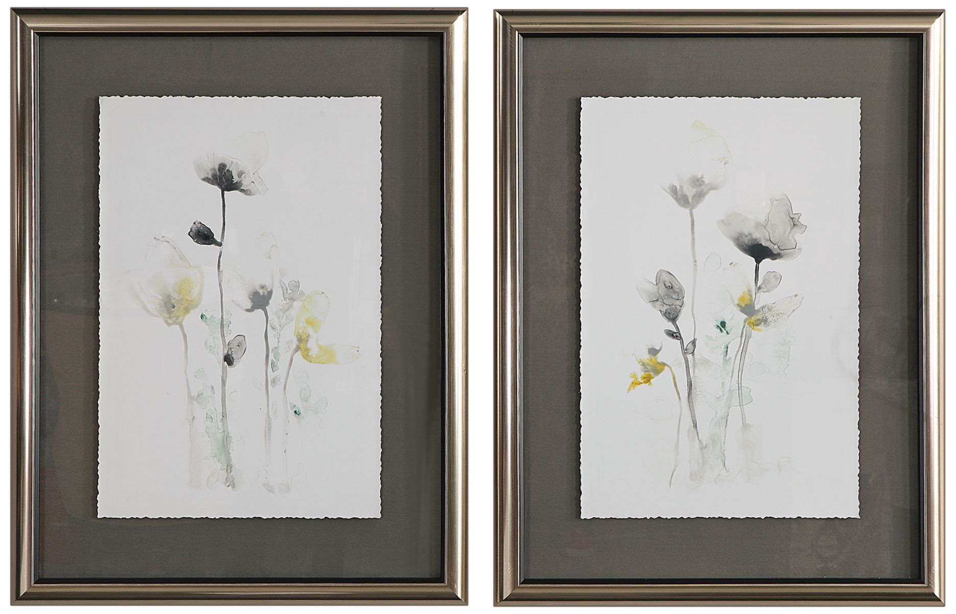 Uttermost Stem Illusion 34" High 2Piece Framed Wall Art Set 58N44