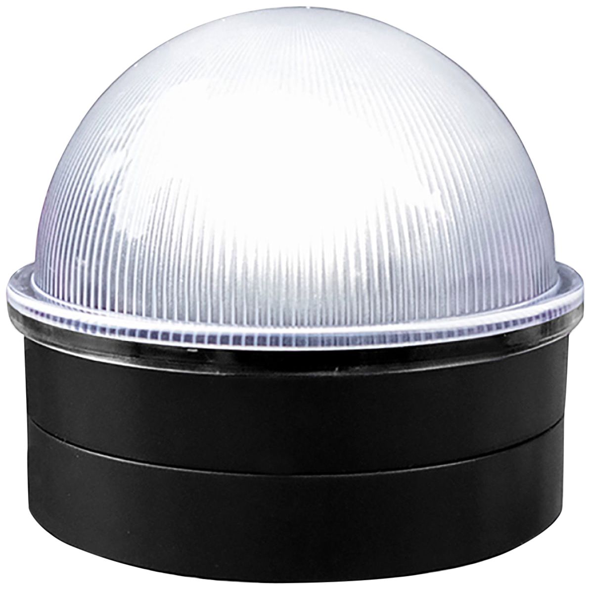 Summit 2 1/2" High Black Solar LED Outdoor Post Cap