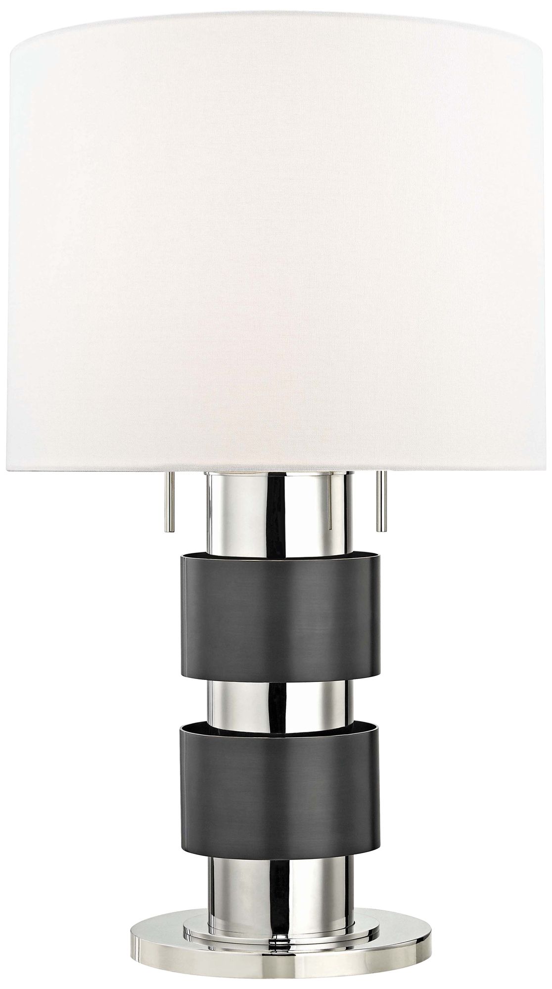 Hudson Valley Cyrus Polished Nickel and Bronze Table Lamp