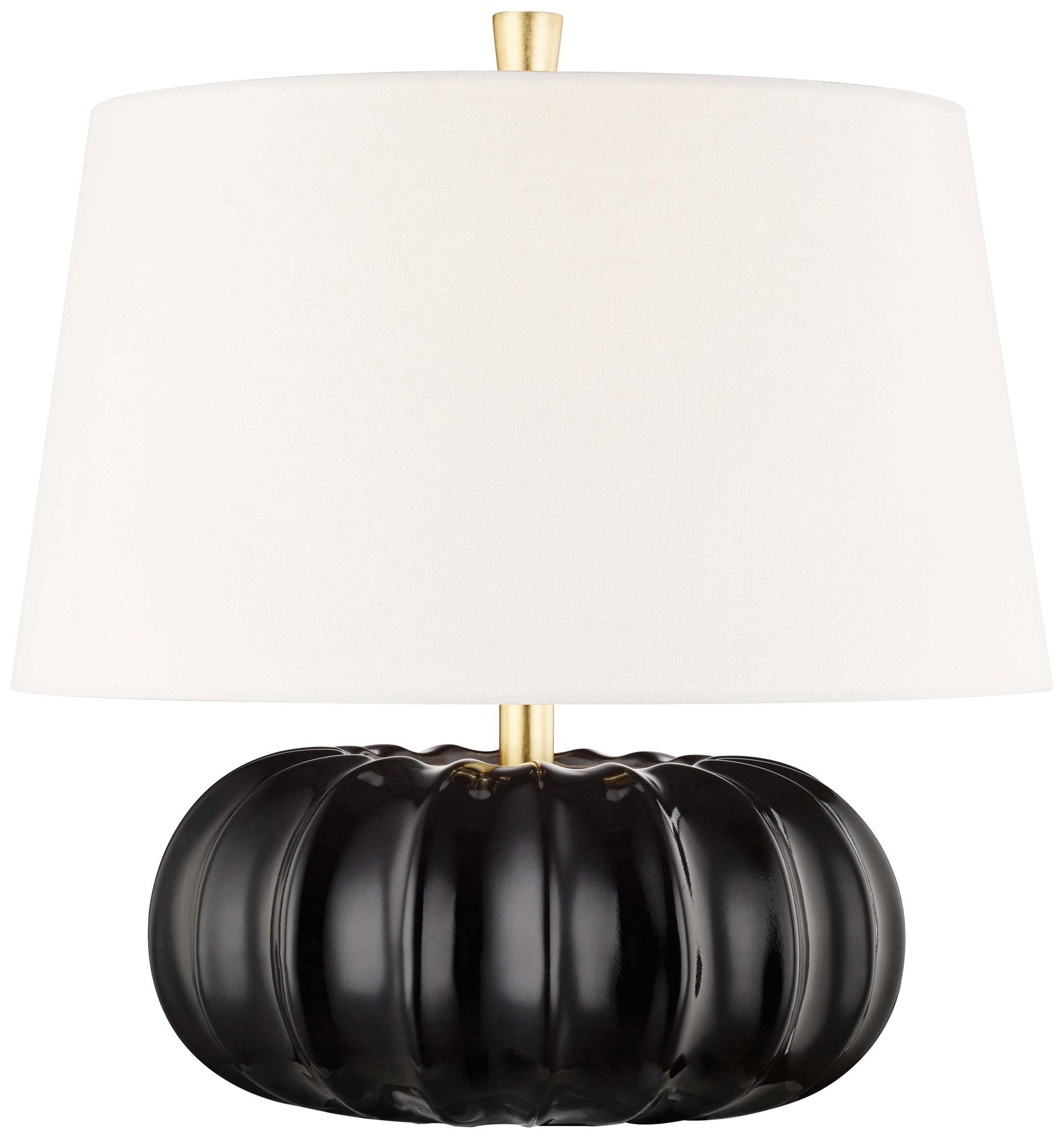 Hudson Valley Bowdoin 14 3/4" High Ebony Accent Table Lamp 58R26