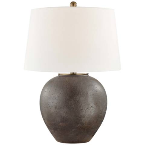 Shop Hudson Valley Freeman Burnt Sienna Porcelain Table Lamp from Lamps Plus on Openhaus