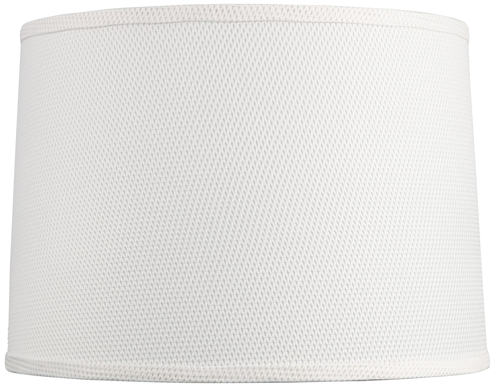 Seattle White Drum Lamp Shade 13x14x10 (Spider)