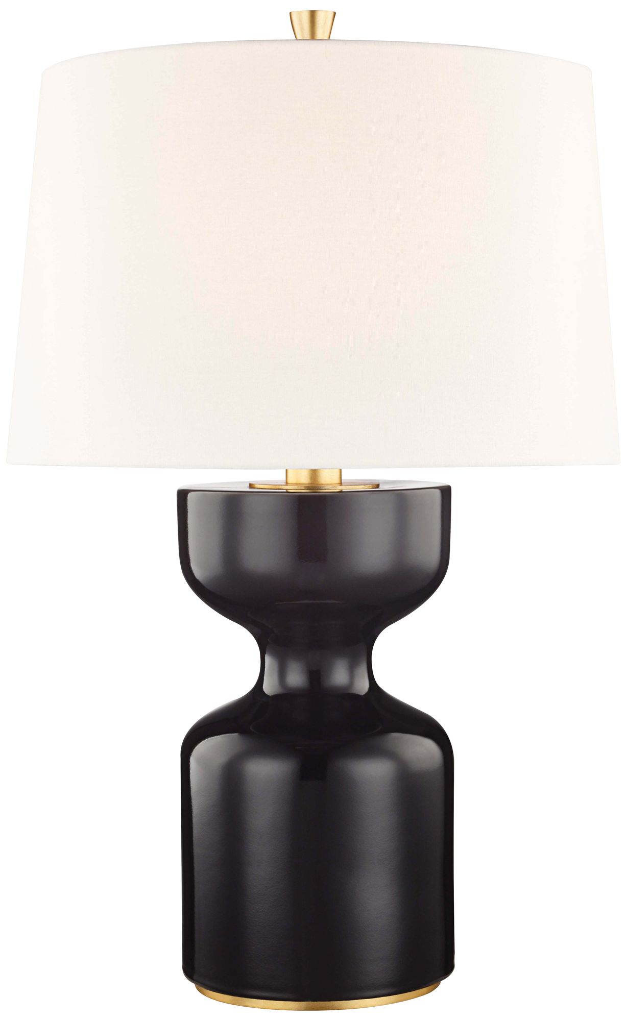 Hudson Valley Locust Grove Ebony Accent Table Lamp