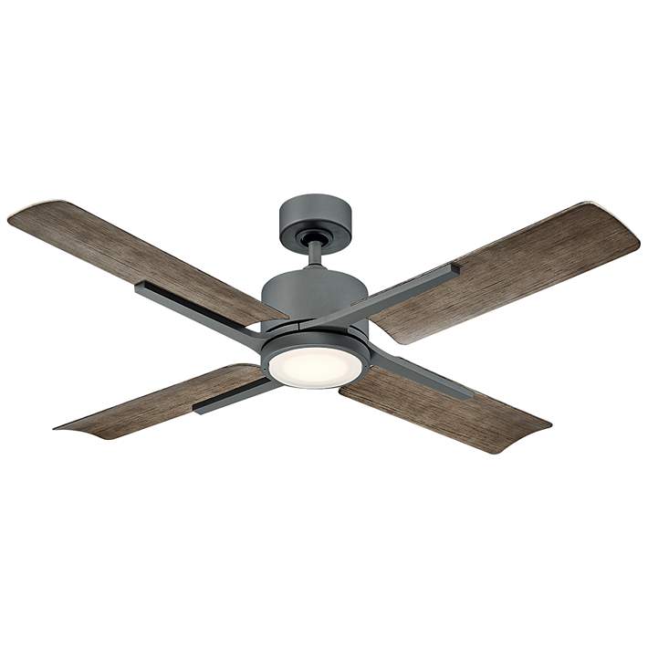 56 Modern Forms Cervantes Graphite Led, Patio Ceiling Fans With Lights