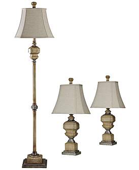 Country Cottage Lamp Sets Living Family Room Floor Lamps
