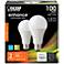 100W Equivalent 17.5W LED Dimmable Bulb 2-Pack