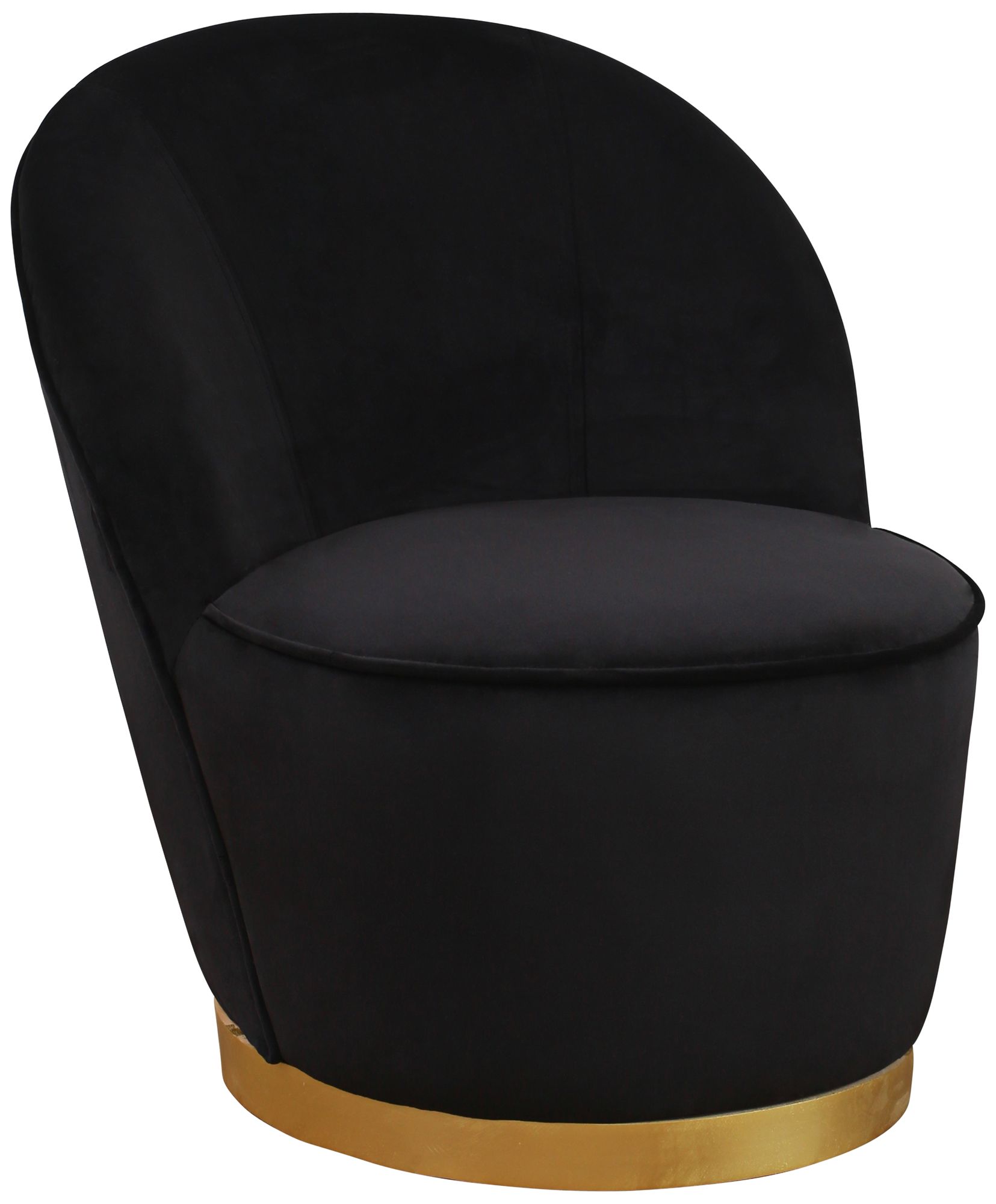 Julia Black Velvet Junior Chair