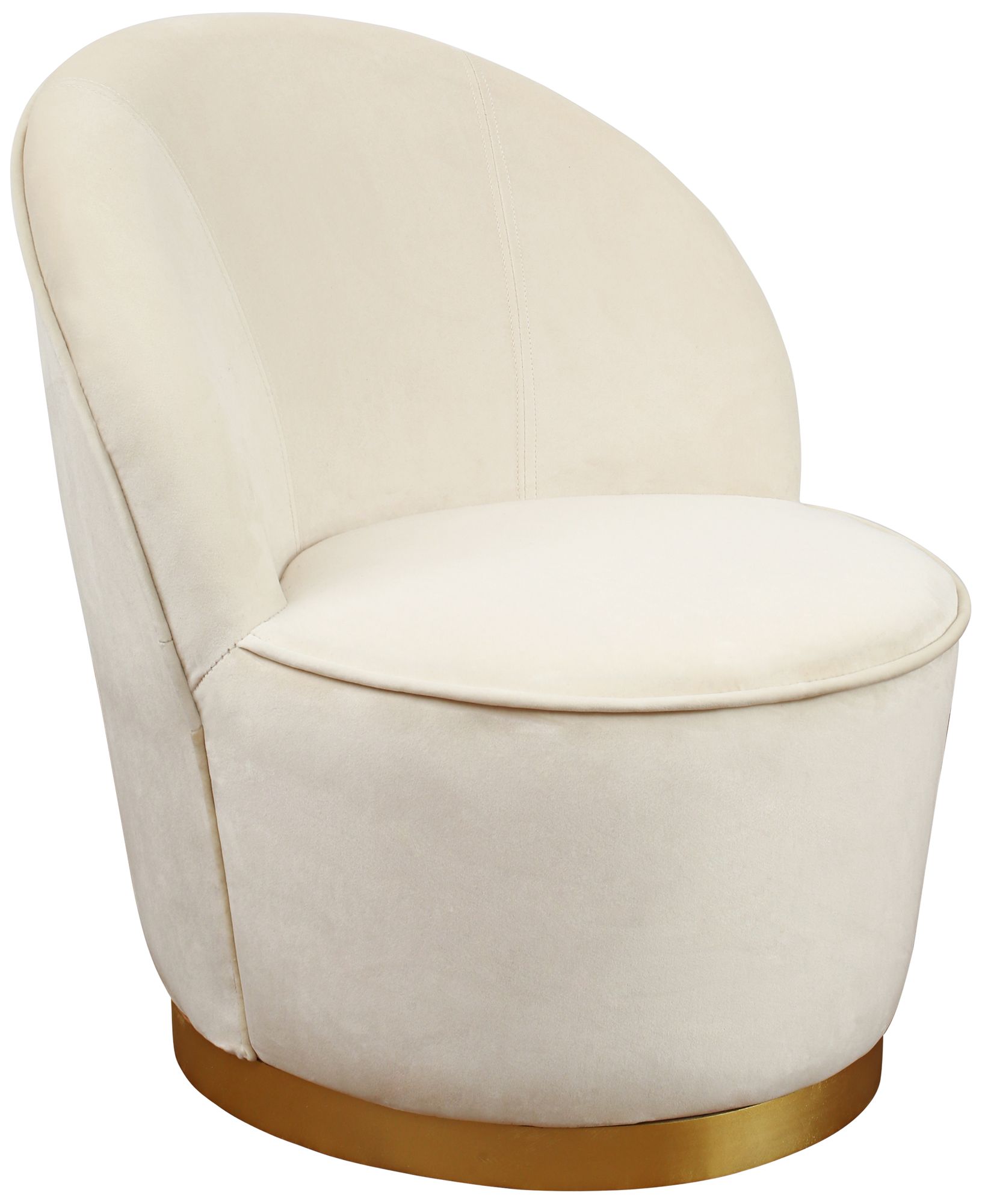 Julia Ivory Velvet Junior Chair
