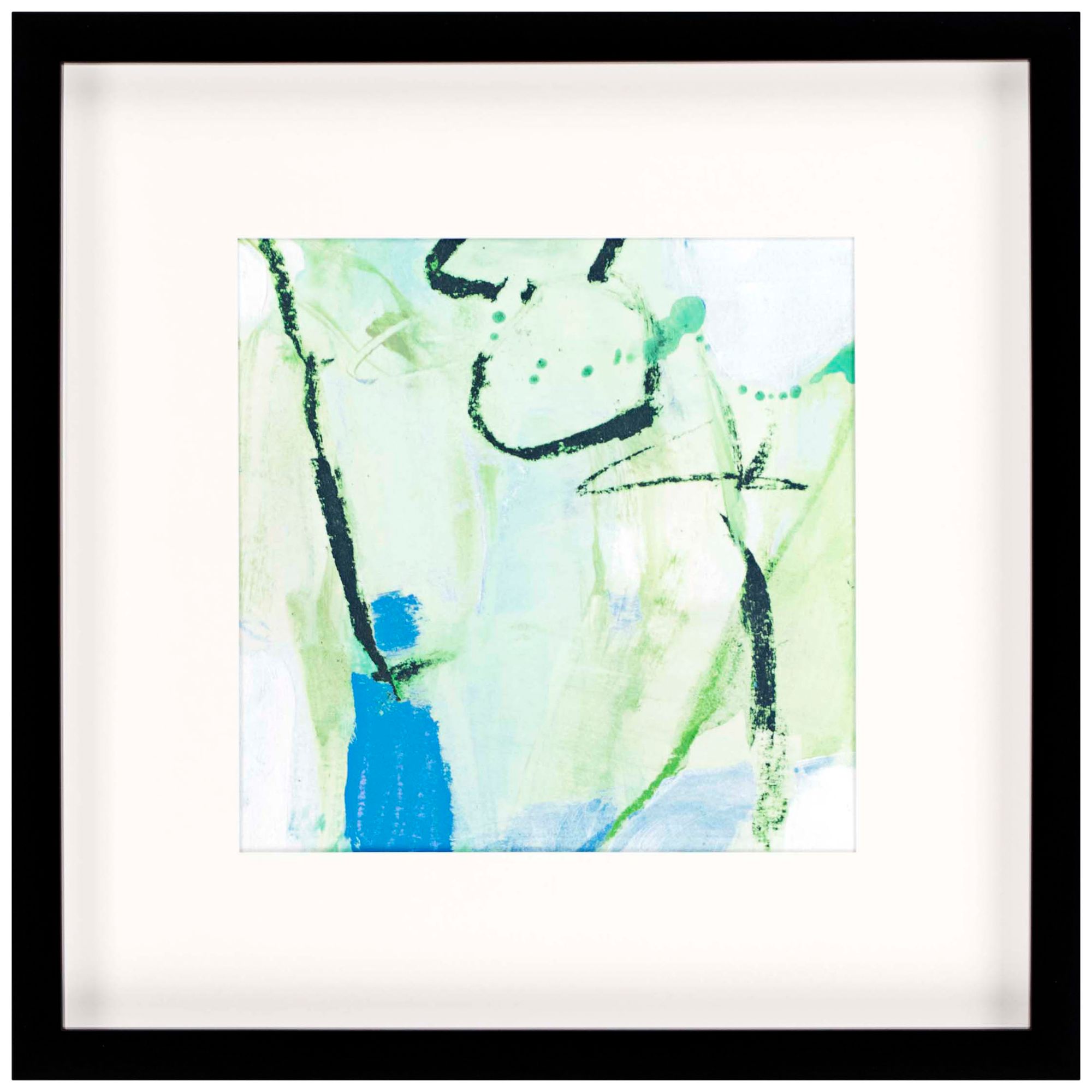Olive II 36" Square Framed Giclee Wall Art