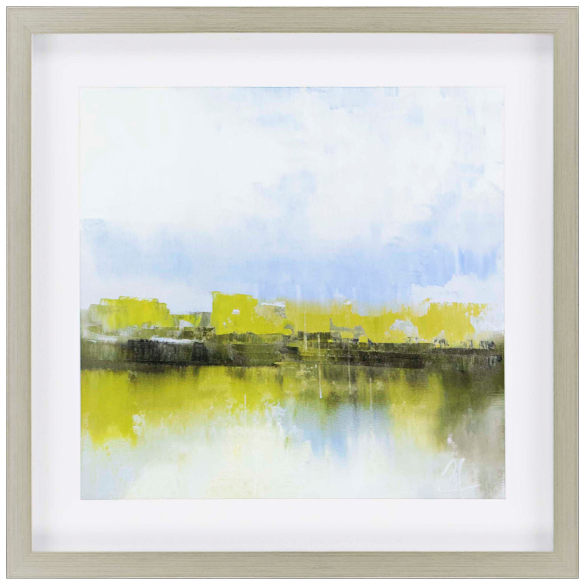 A Bit of Ochre 36" Wide Framed Giclee Wall Art