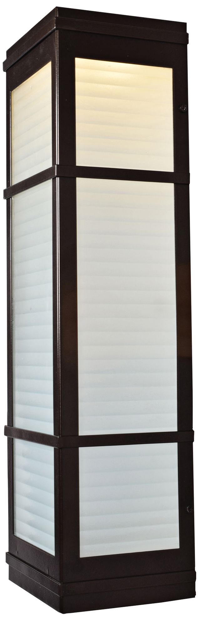 Metropolis 20" High Bronze LED Outdoor Wall Light