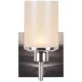 Perch 9 1/4&quot; High Brushed Steel LED Wall Sconce