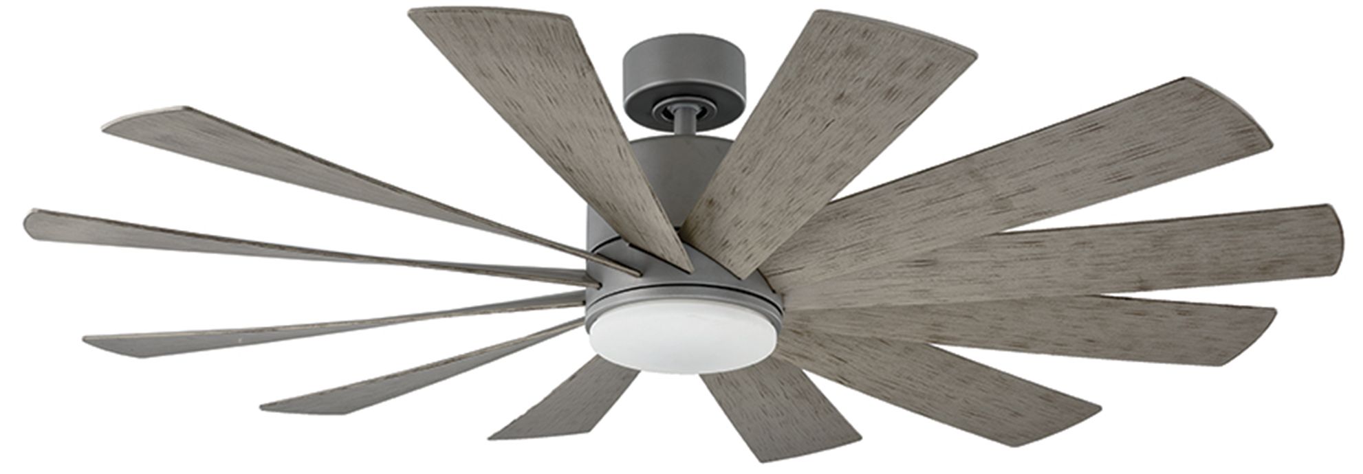60" Modern Forms Windflower Graphite LED Wet Ceiling Fan - #58V82 ...