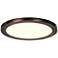 Disc 7 1/2" Wide Bronze Round LED Ceiling Light