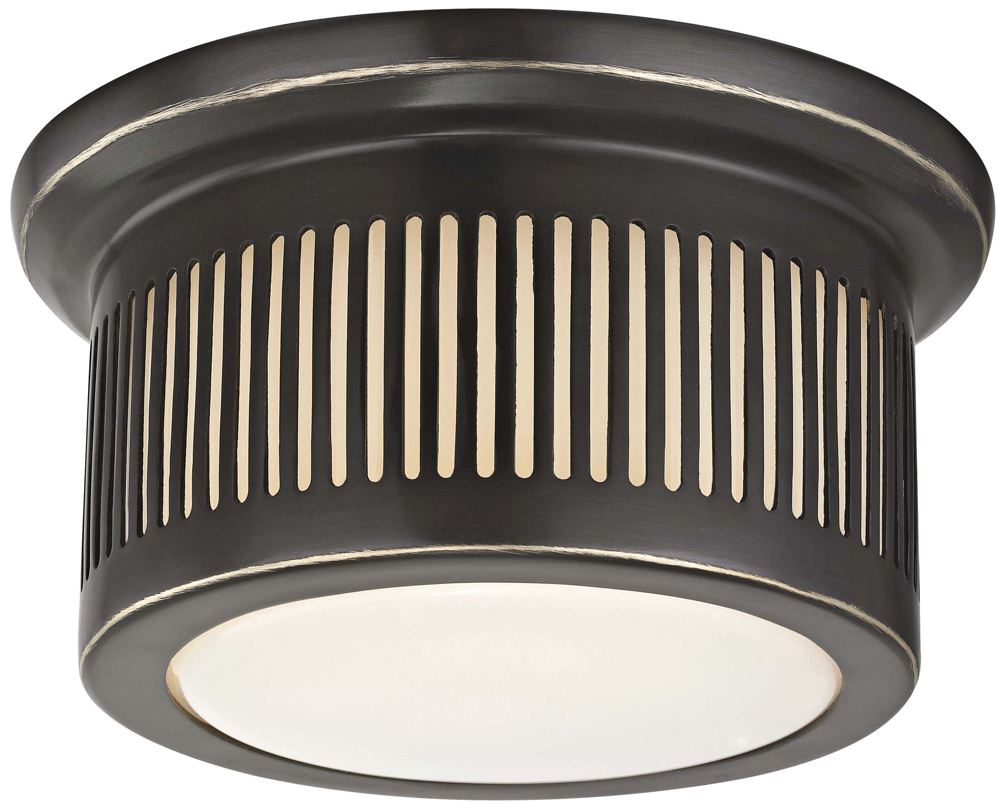 Hudson Valley Bangor 6" Wide Old Bronze LED Ceiling Light