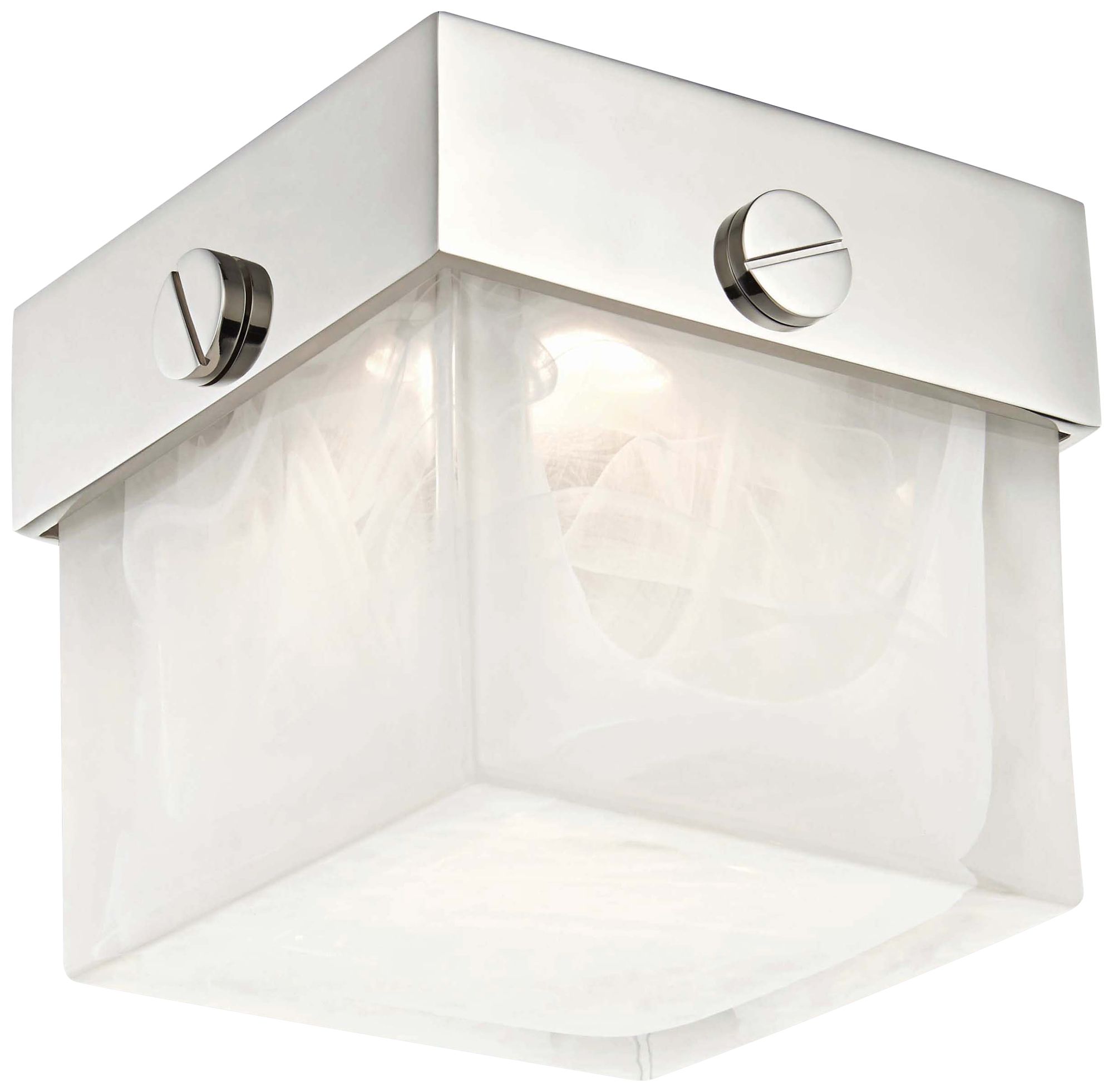 Hudson Valley Petty 5"W Polished Nickel LED Ceiling Light