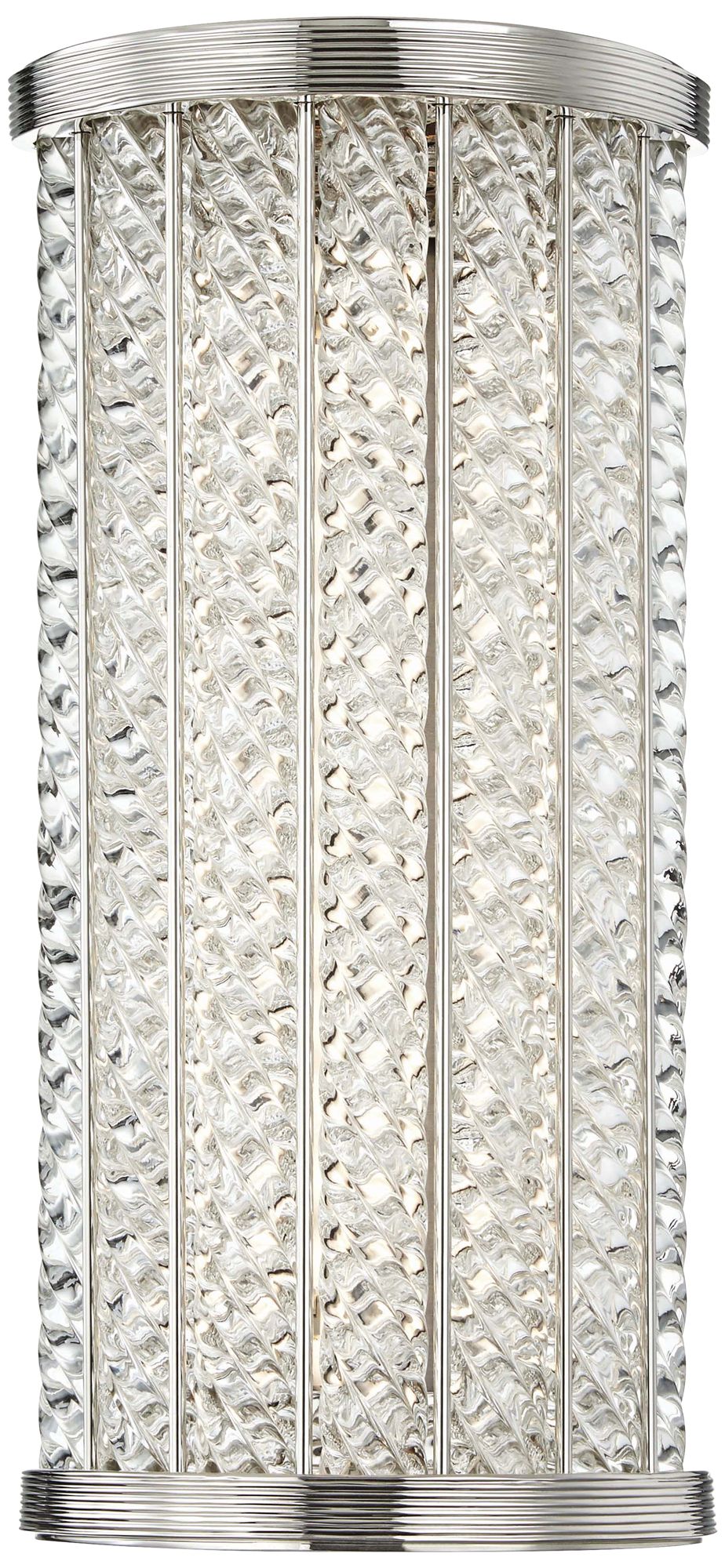 Hudson Valley Shelby 14"H Polished Nickel LED Wall Sconce