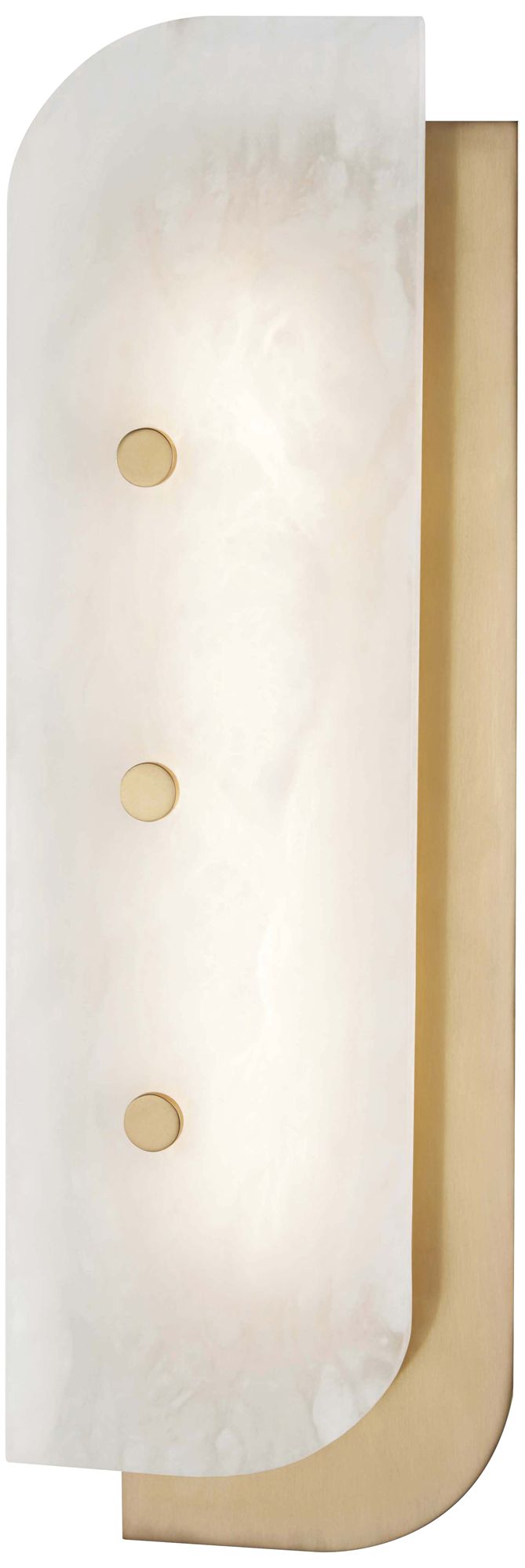 Hudson Valley Yin and Yang 18 1/2"H  Brass LED Wall Sconce