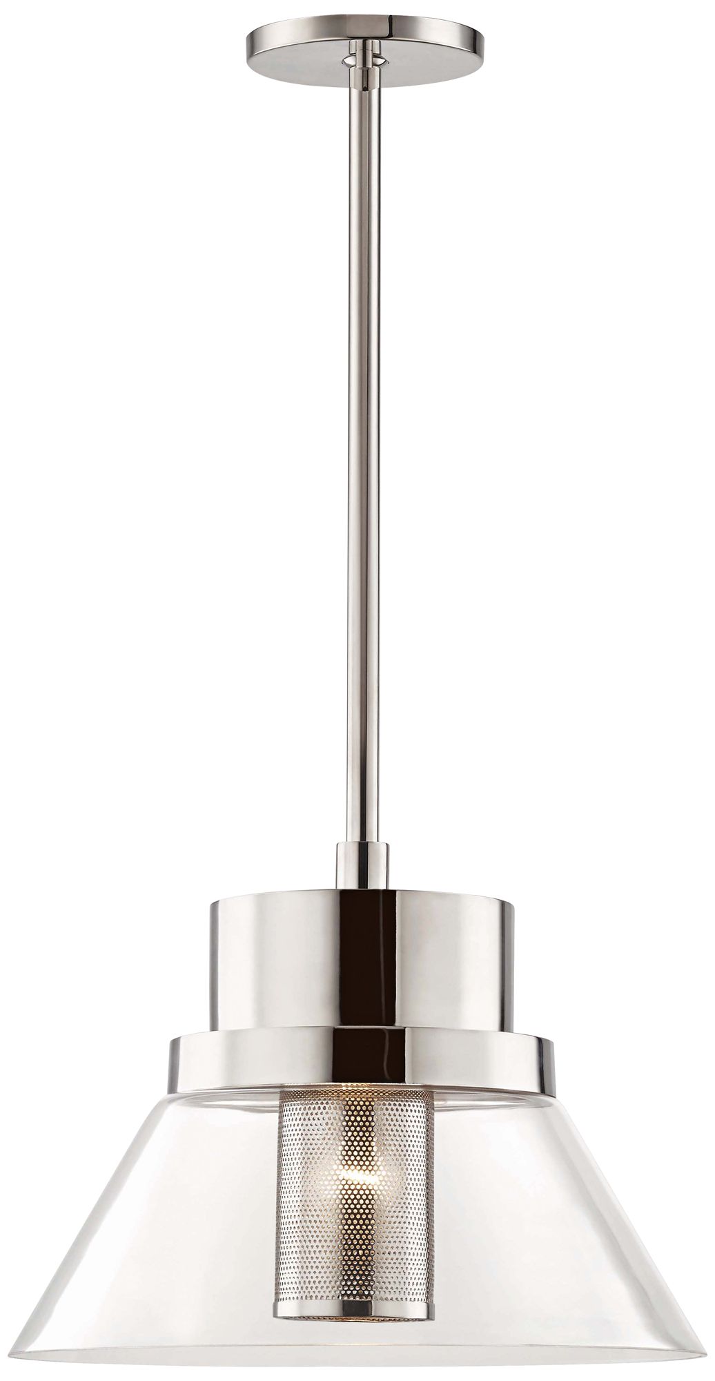 Hudson Valley Paoli 15 3/4"W Polished Nickel Pendant Light