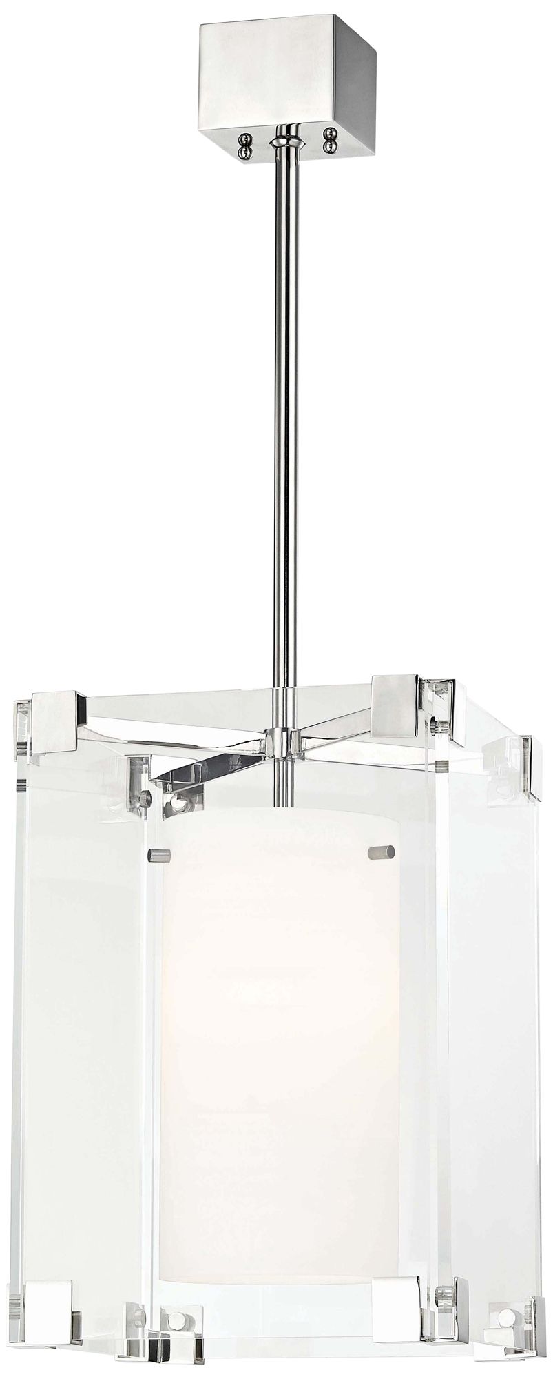 Hudson Valley Achilles 13"W Polished Nickel Pendant Light