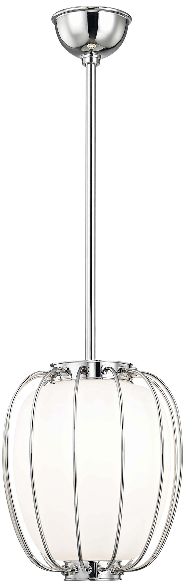 Hudson Valley Ephron 10" Wide Polished Nickel Mini Pendant