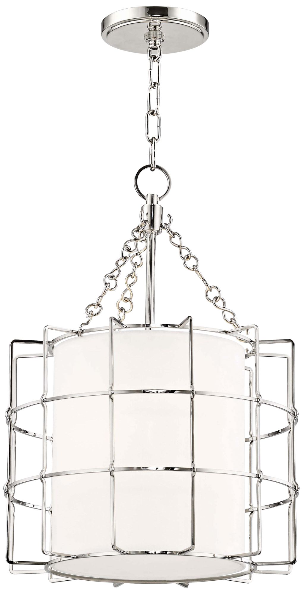 Hudson Valley Sovereign 16"W Polished Nickel Pendant Light