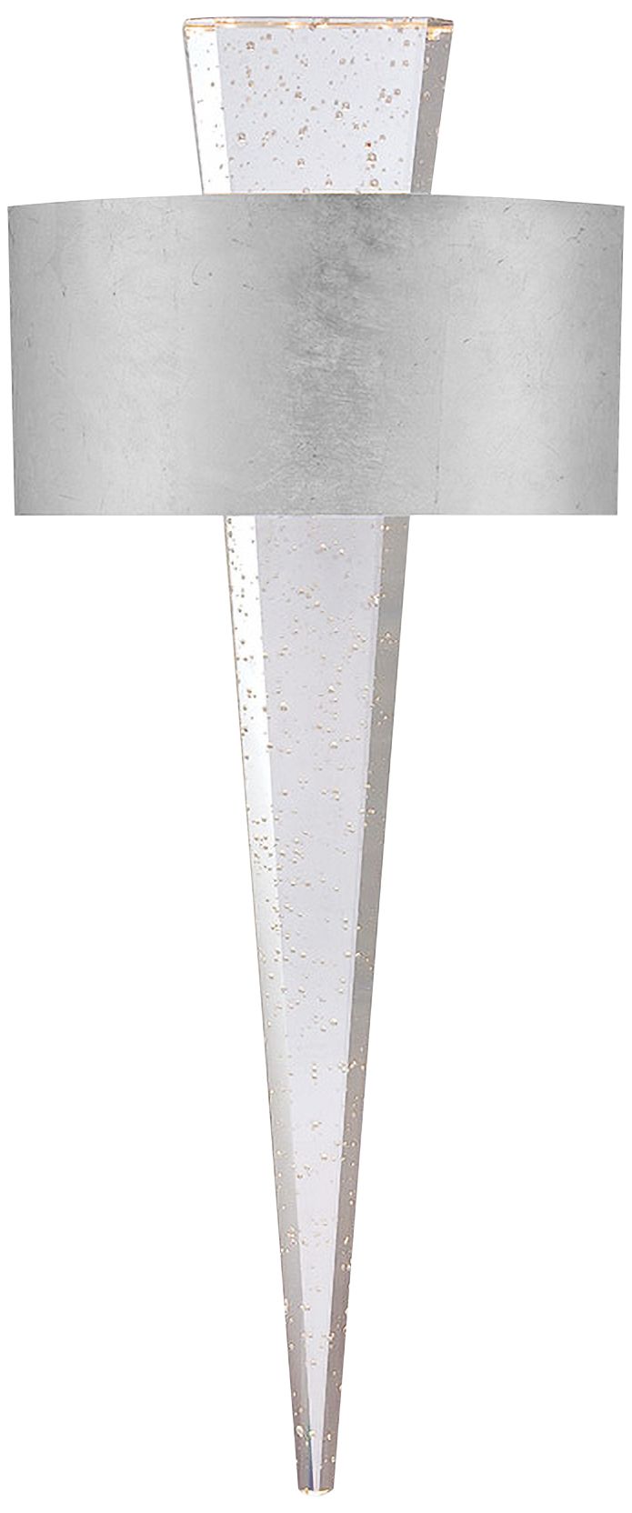 Modern Forms Palladian 23 3/4"H Silver Leaf LED Wall Sconce