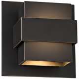 Modern Forms Pandora 7&quot; High Bronze LED Outdoor Wall Light