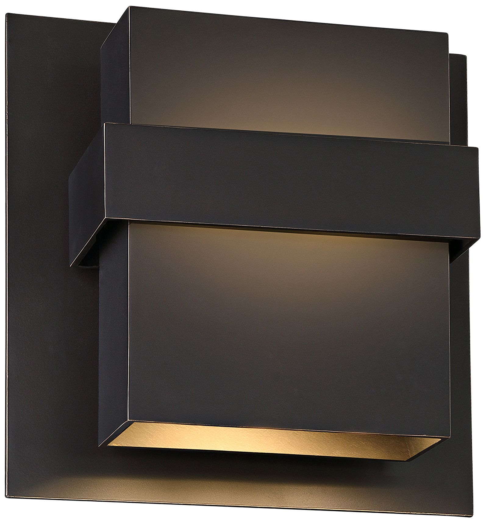 Modern Forms Pandora 11" High Bronze LED Outdoor Wall Light