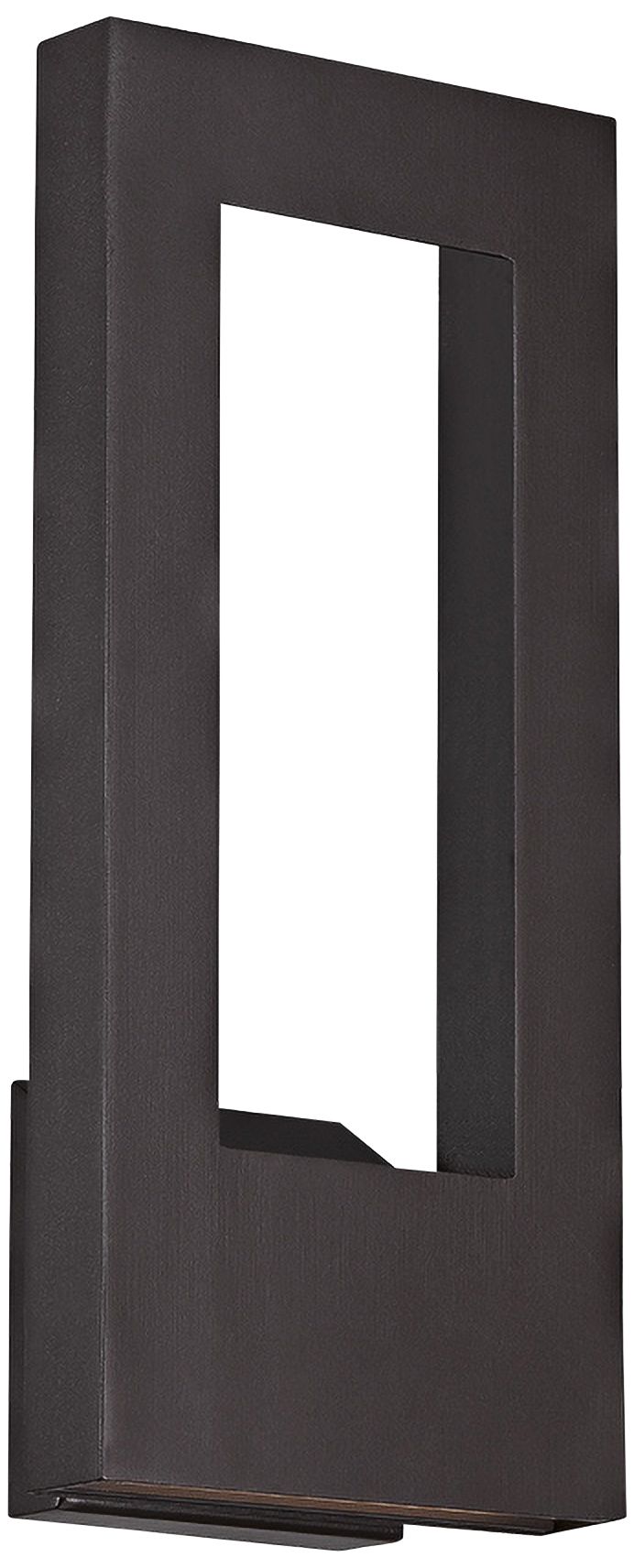 Modern Forms Twilight 16" High Bronze LED Outdoor Wall Light