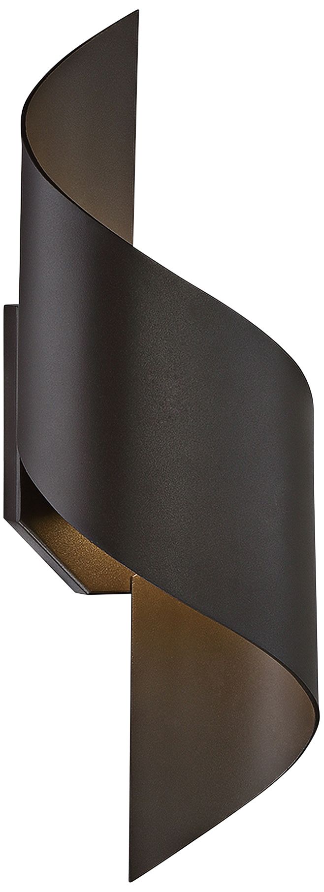 Modern Forms Helix 17" High Bronze LED Outdoor Wall Light