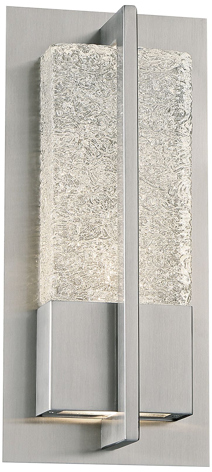 Omni 12" High Stainless Steel LED Outdoor Wall Light 59D52 Lamps Plus