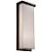Modern Forms Ledge 20" High Black LED Outdoor Wall Light
